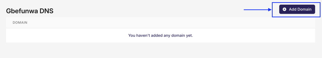 Add Domain - Gbefunwa.com
