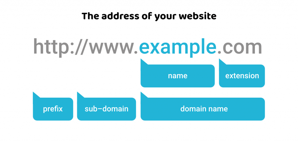 domain name for website and email