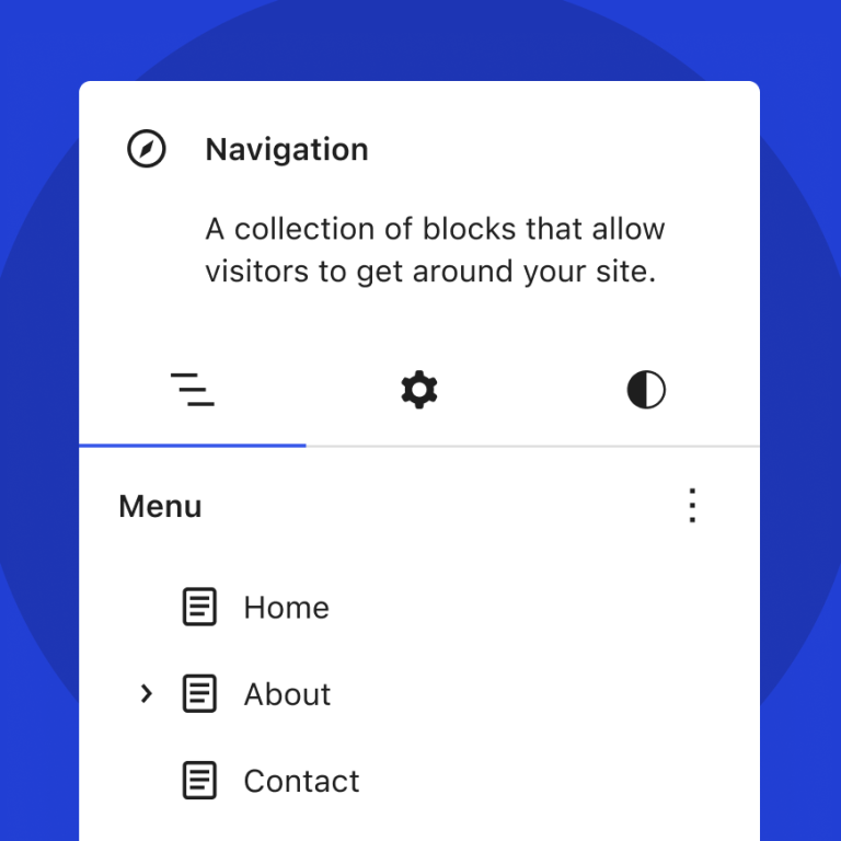 Manage menus in more ways with the Navigation block