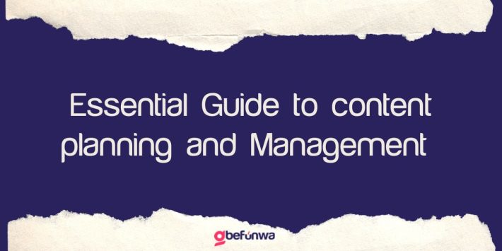 Essential guide to content planning