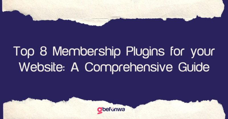 top 8 membership plugins for WordPress website