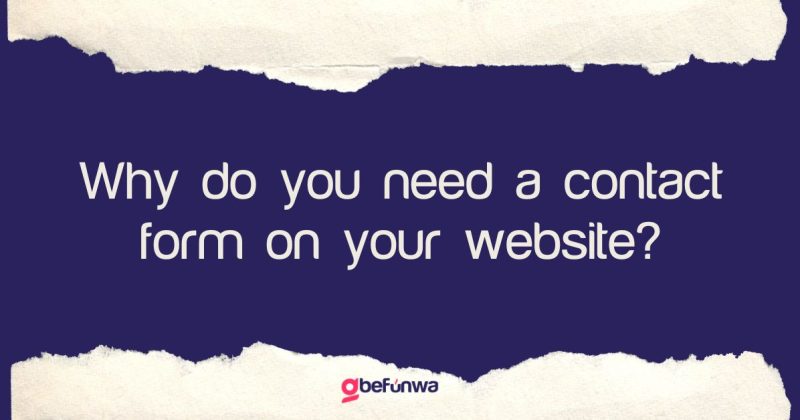 10 Contact form for your website