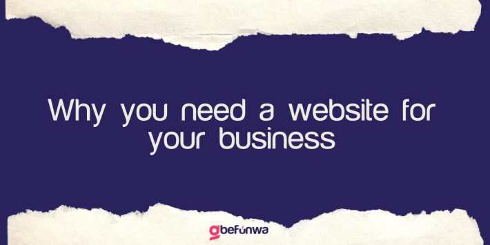 Why you need a website for your business